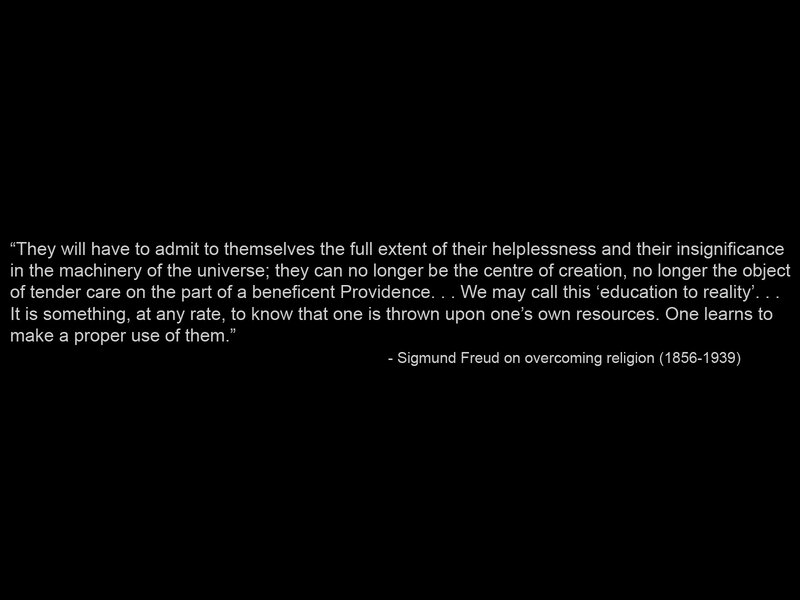 Freud quote on religion