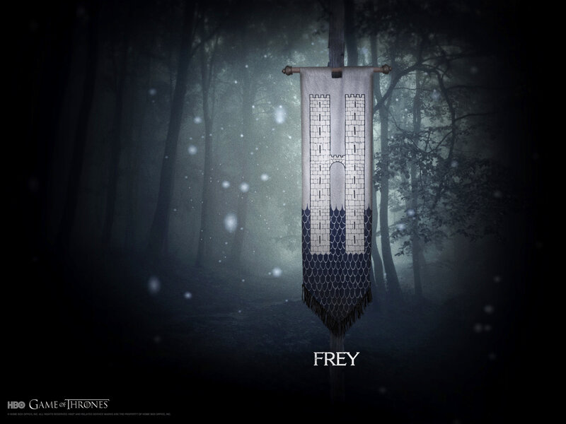 Frey Banner in Forest