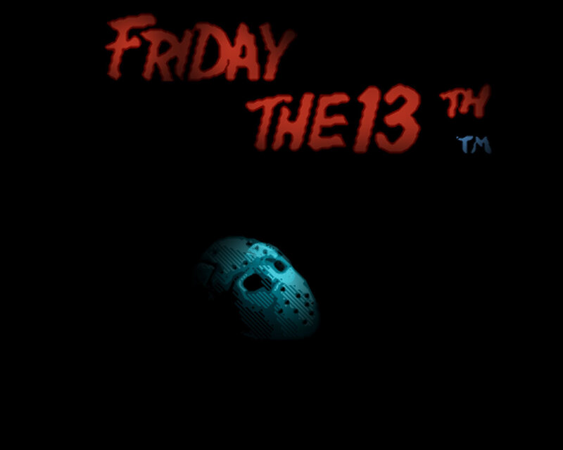 Friday the 13th logo with mask