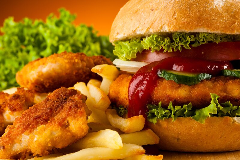 Fried Chicken Burger