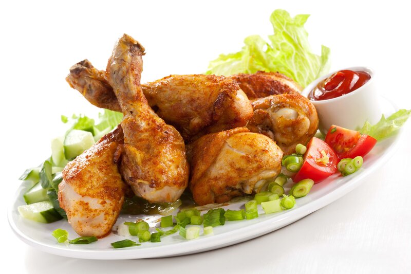Fried Chicken Drumsticks — White