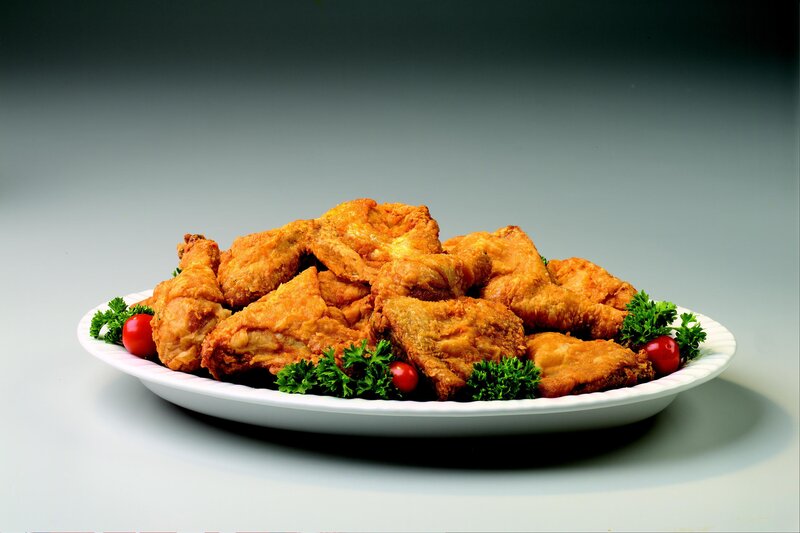 Fried Chicken on Platter