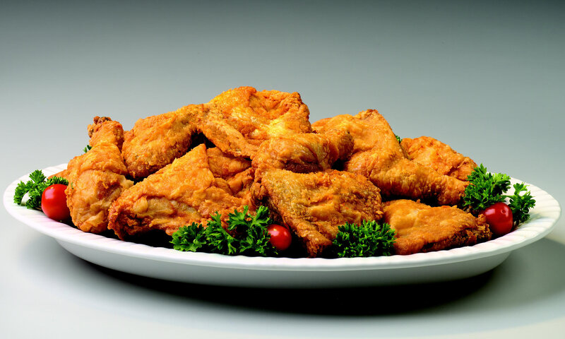 Fried chicken platter