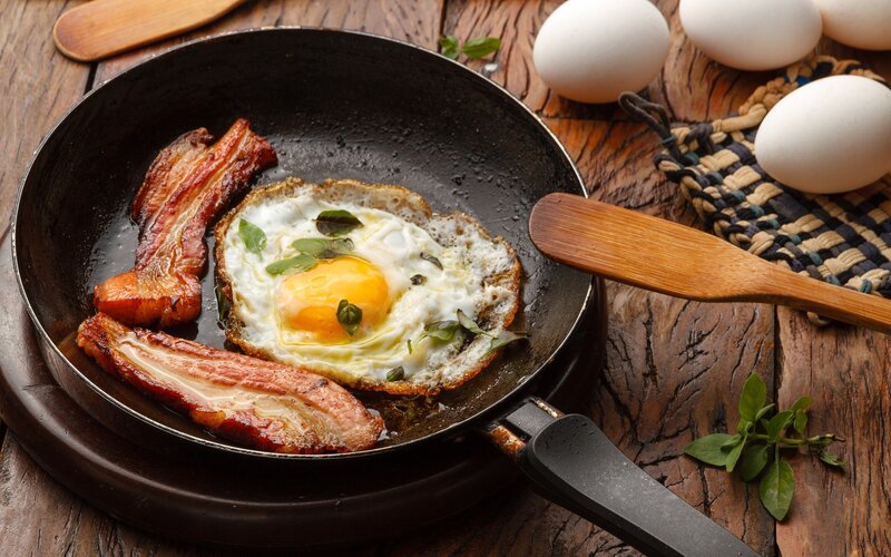 Fried Egg and Bacon
