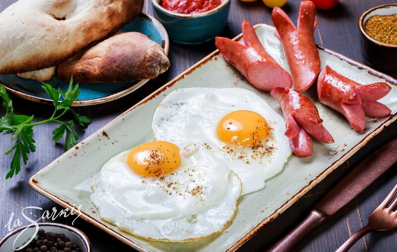 Fried Eggs and Sausages