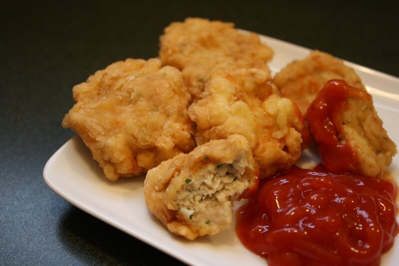 Fried Fish Cakes — White
