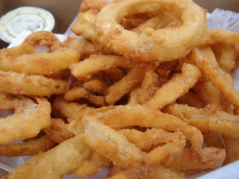 Fried Onion Rings — Golden