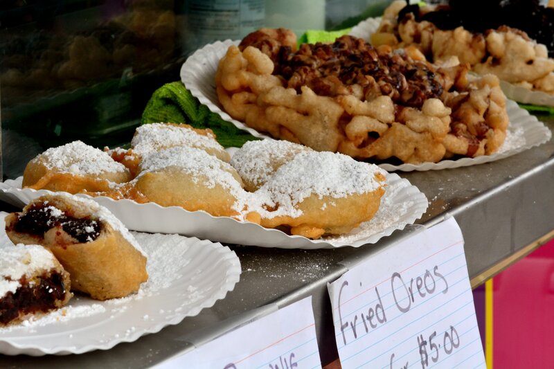 Fried Oreos on Display