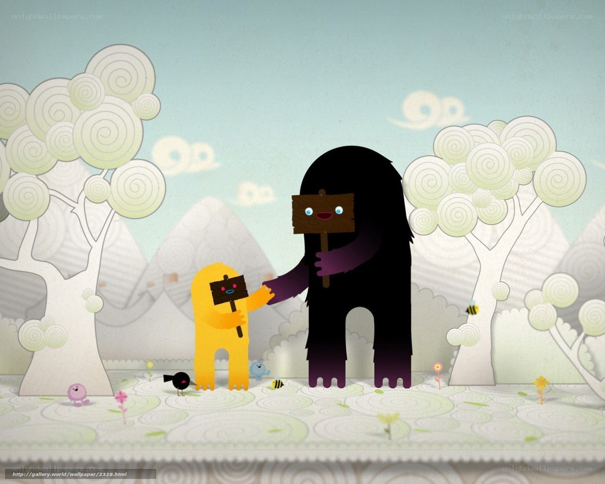 Friendly Monsters in a Whimsical Land