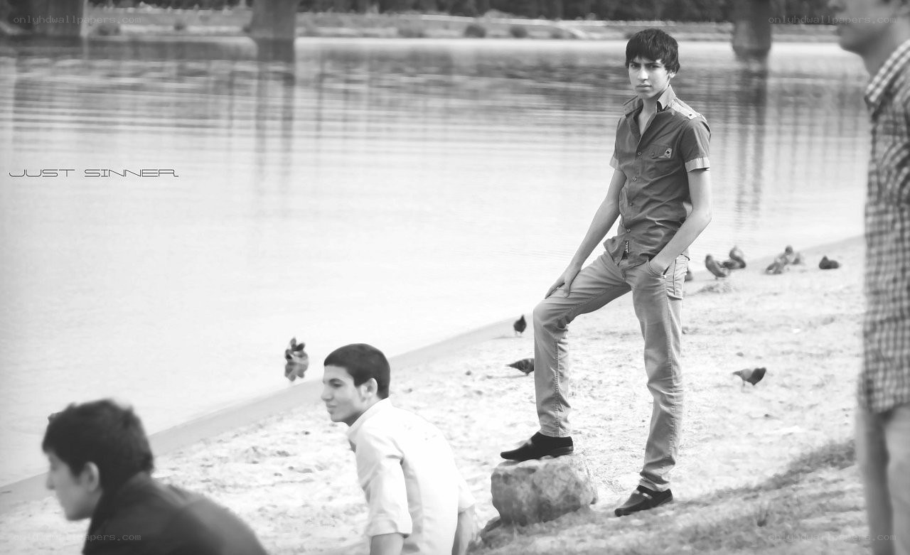 Friends by the water