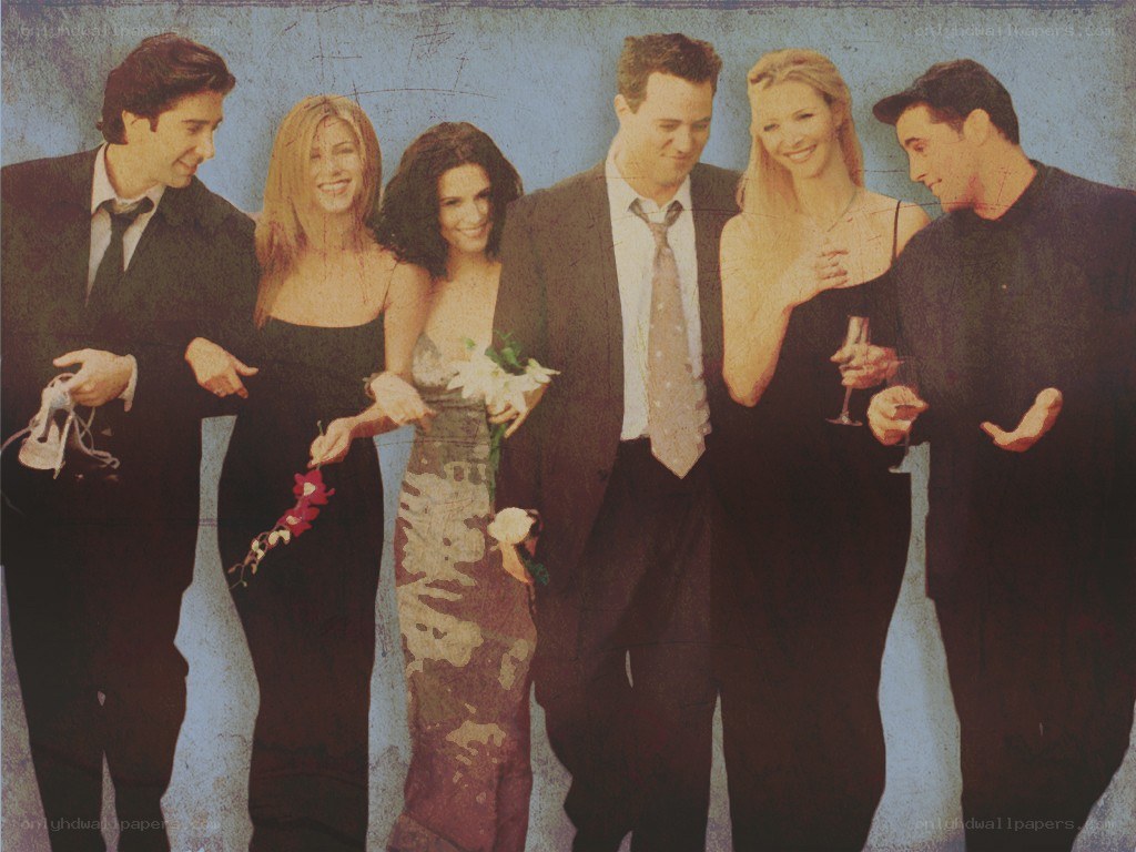 Friends cast at a formal event