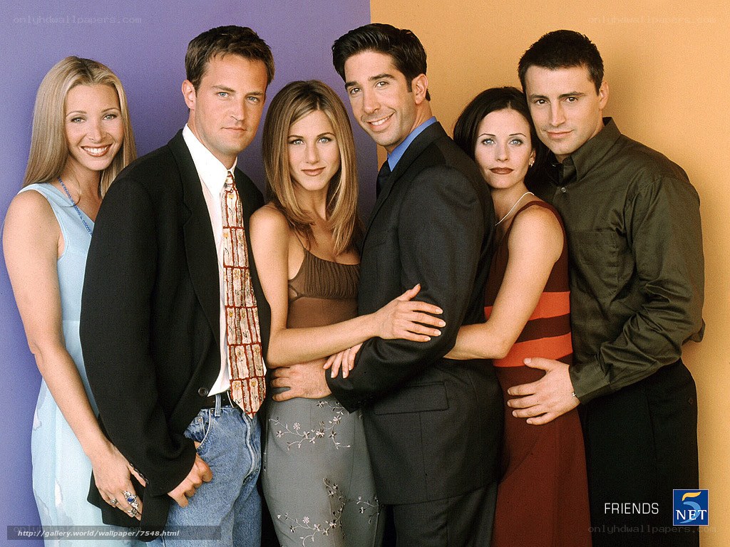 Friends cast group photo