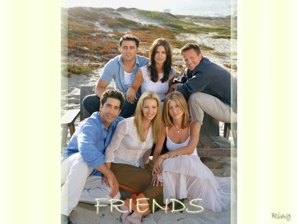 Friends cast on beach