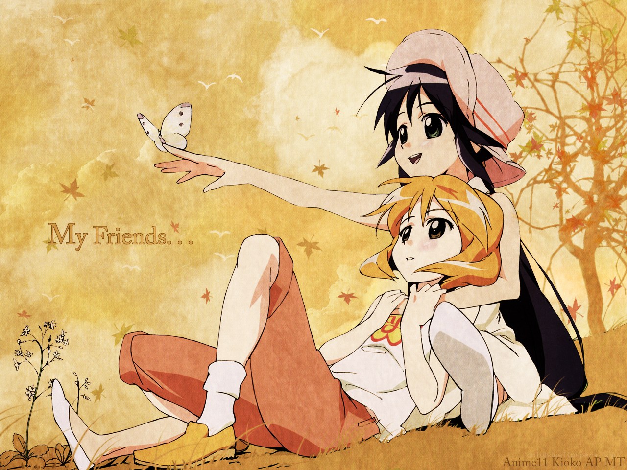 Friends in autumn