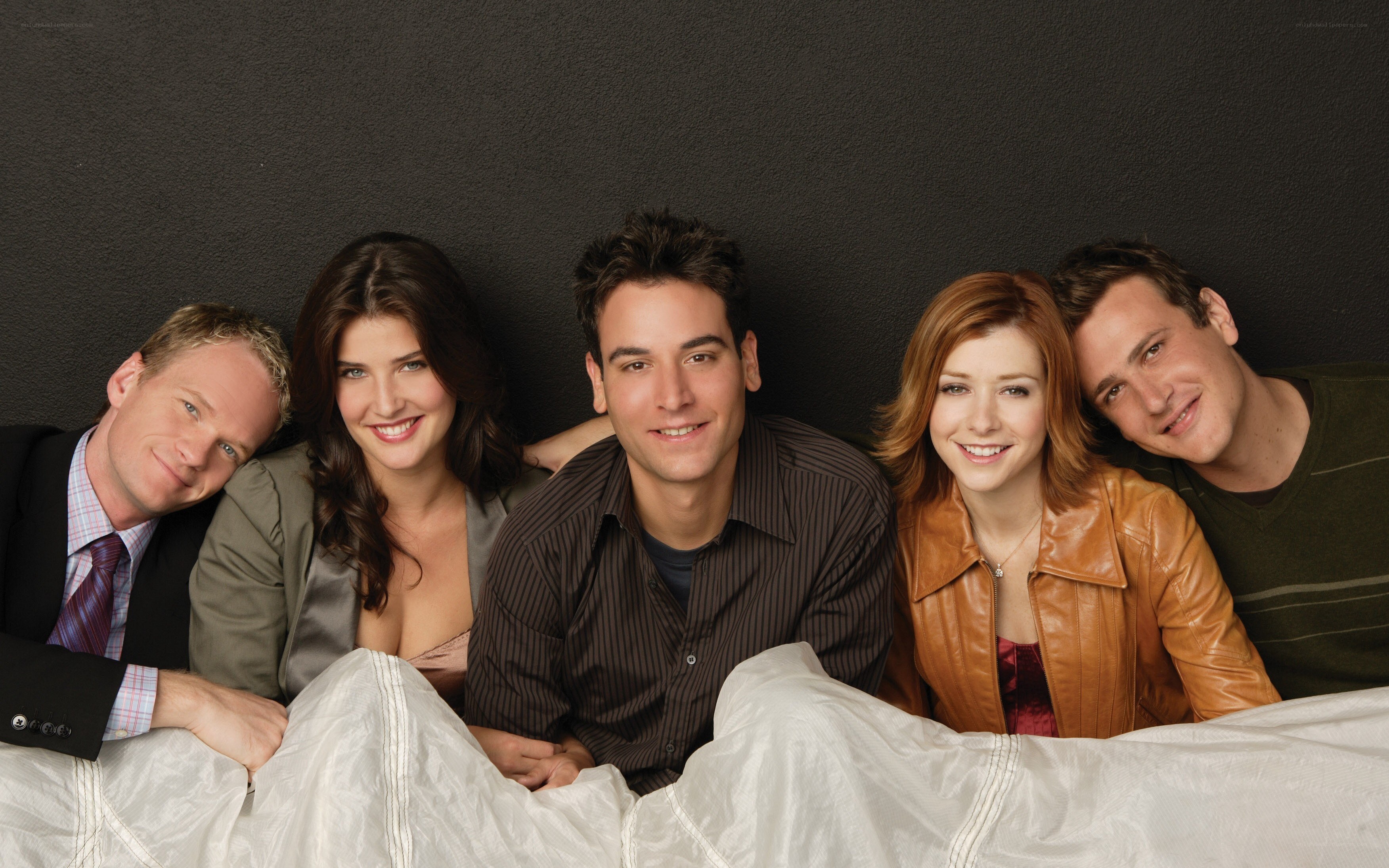 Friends in bed together