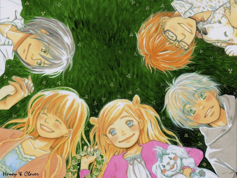 Friends in the grass