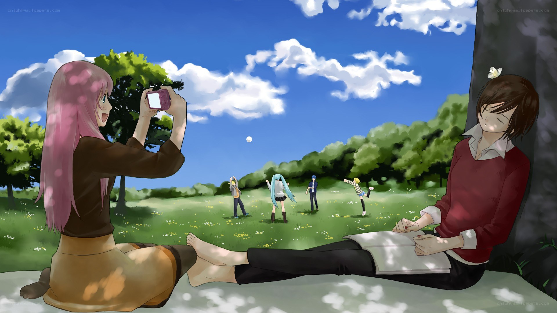 Friends in the park