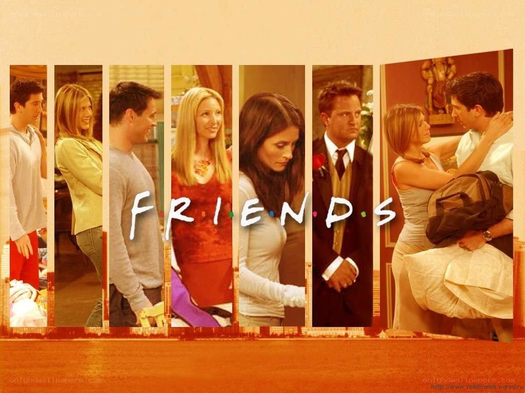 Friends TV show collage