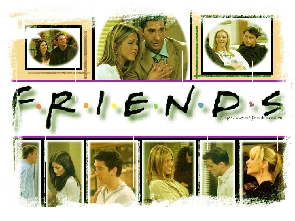 Friends TV show collage