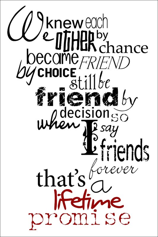 friendship promise quote