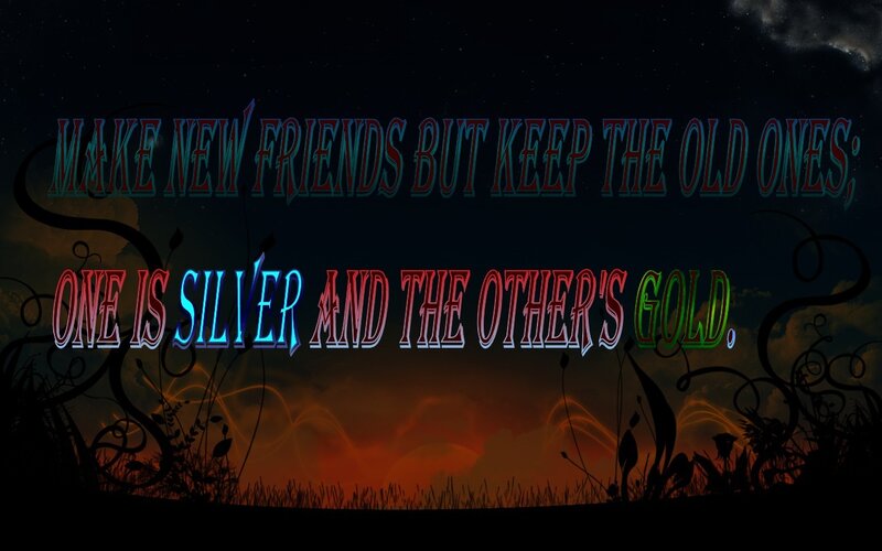 Friendship quote art