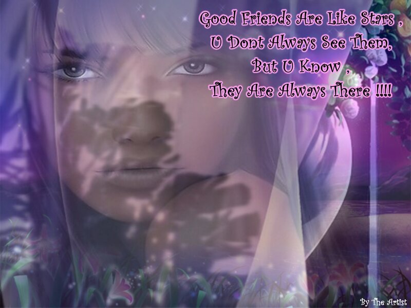 Friendship quote art
