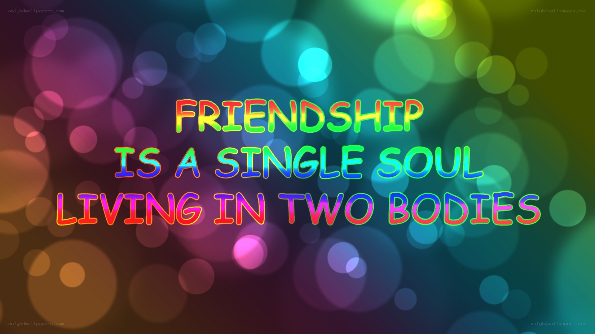 Friendship quote graphic