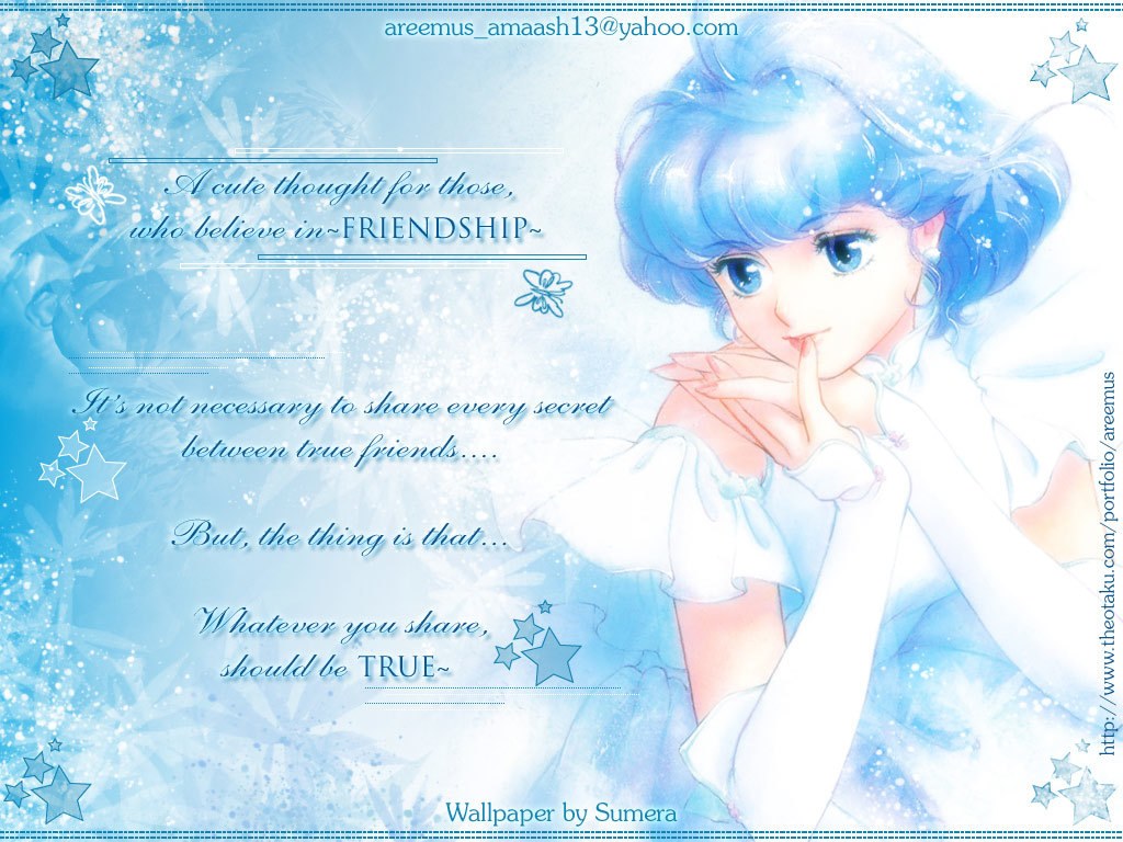 Friendship thought wallpaper