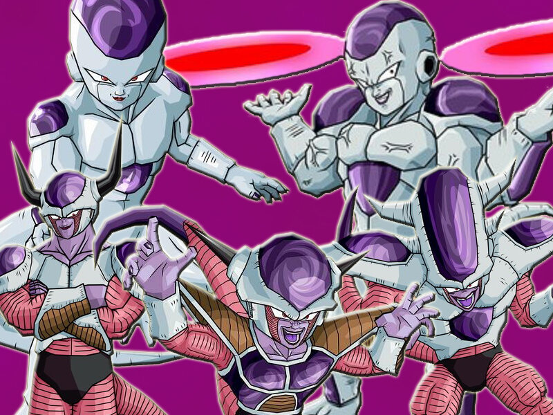 Frieza character designs