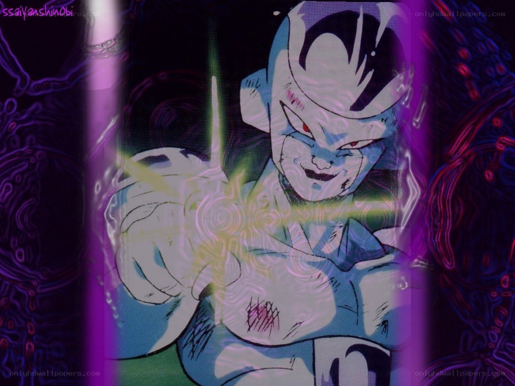 Frieza unleashing energy blast