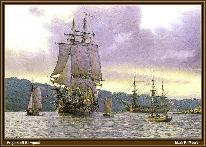 Frigate off Barnpool