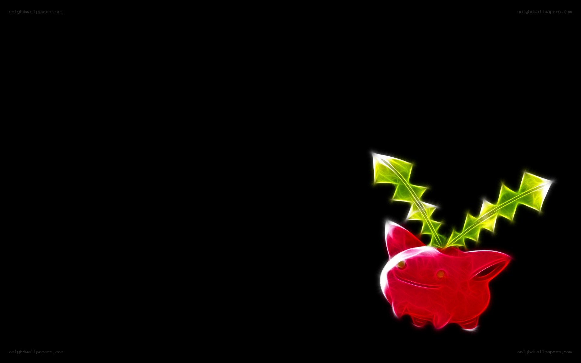 Frilled Lizard in neon style