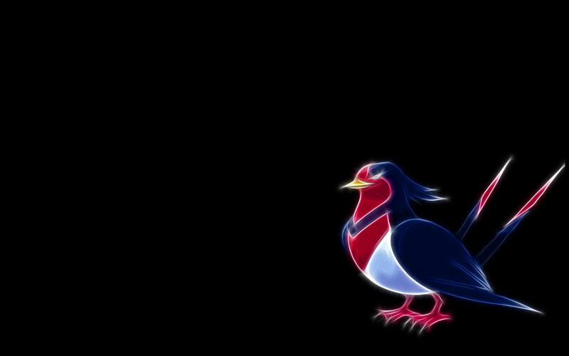 frilled snakebird glowing art