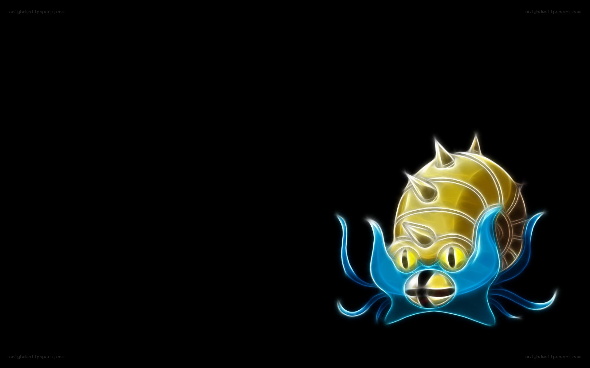 Frillish glowing art