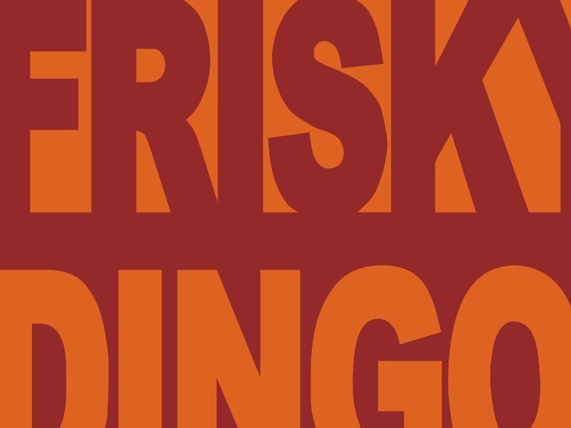 Frisk Dingo text design