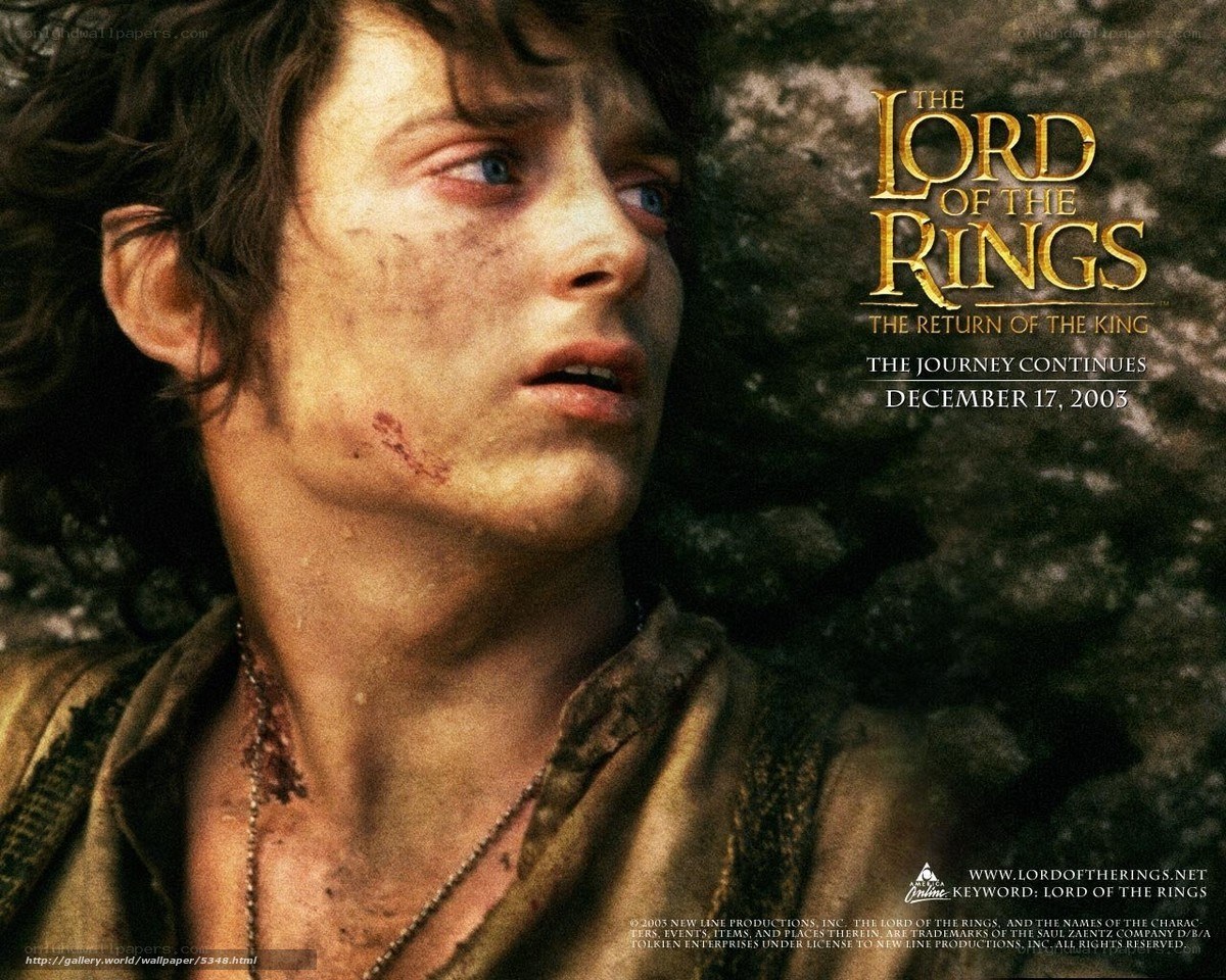 Frodo in The Return of the King