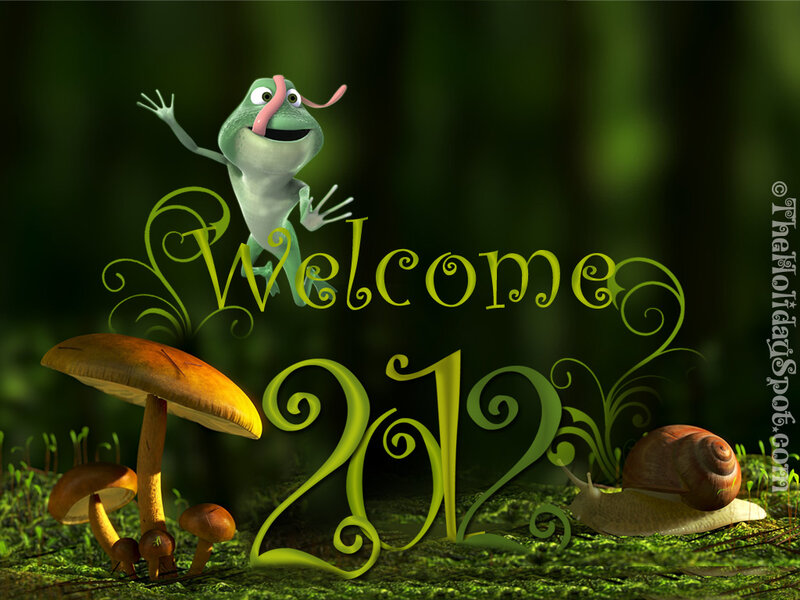 Frog Character in Forest