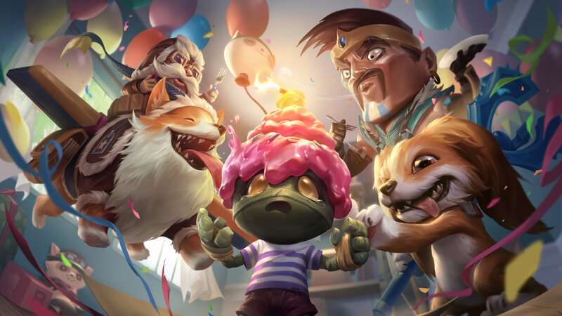 Frog Character with Cake