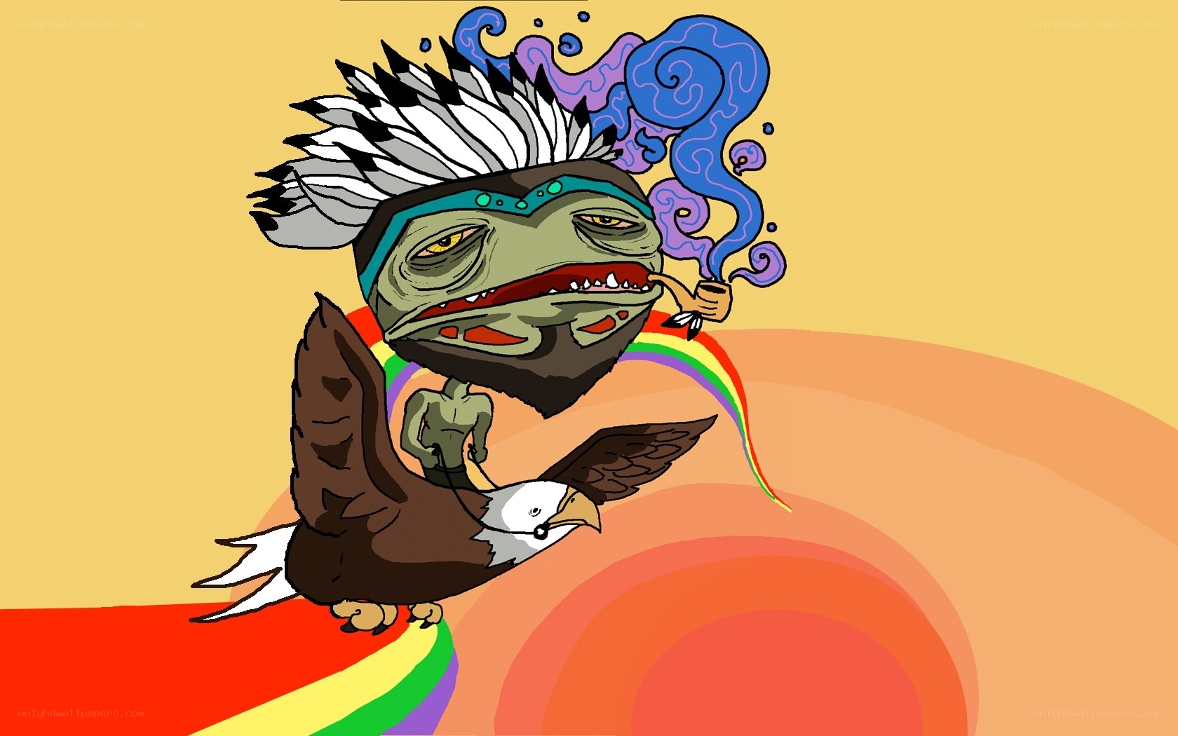 frog chief on eagle