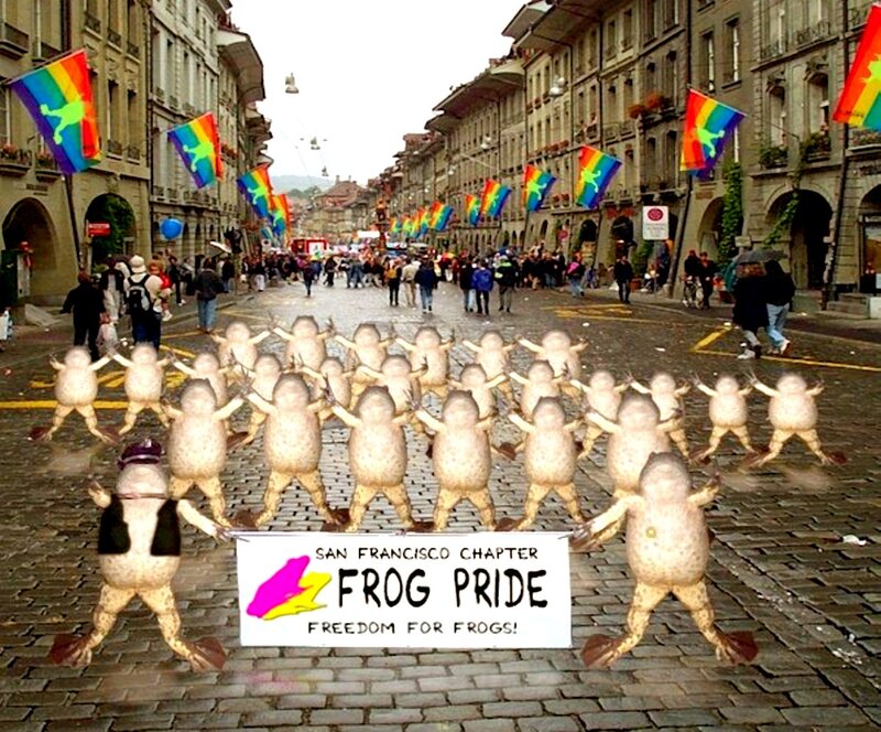 Frog Costumes in Parade