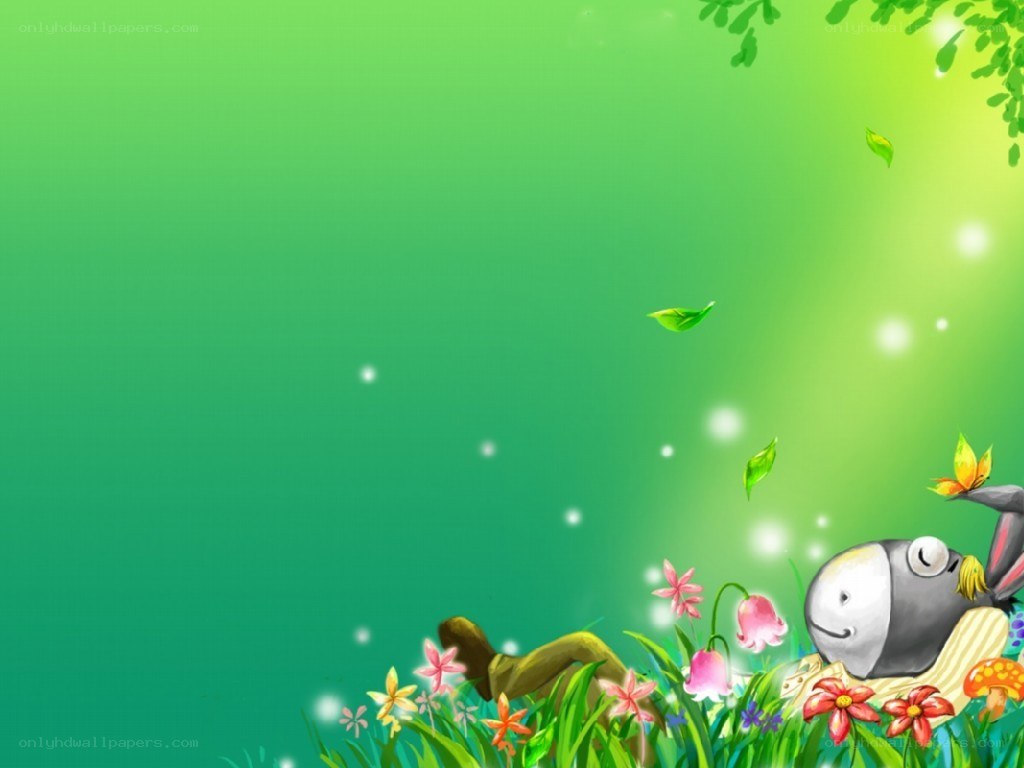 frog in a flower garden