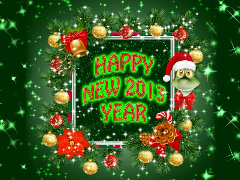 Frog in Santa Hat — Green