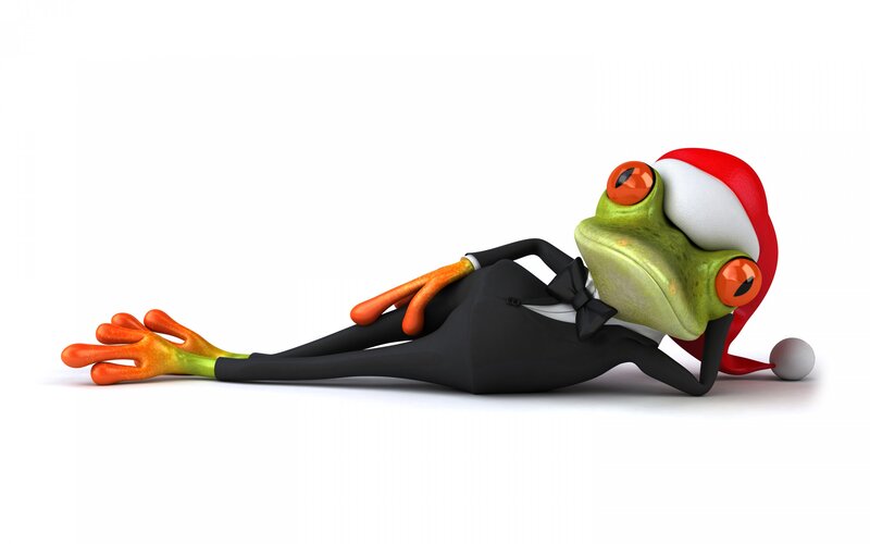 Frog in Suit and Hat