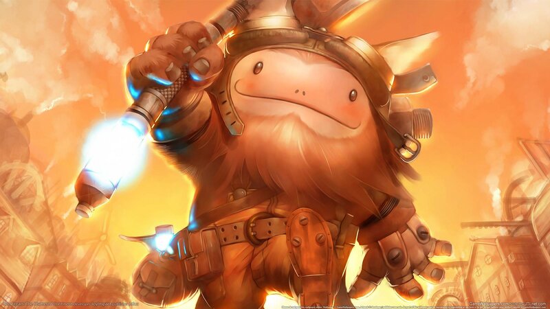 Frog-like character with weapon
