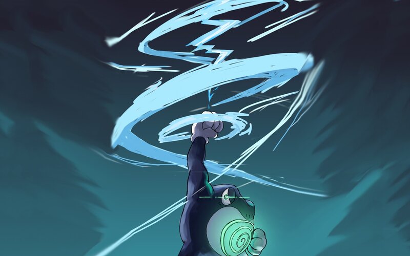 Frog-like Creature — Teal