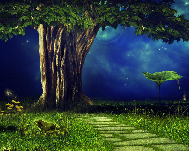 Frog under a Tree