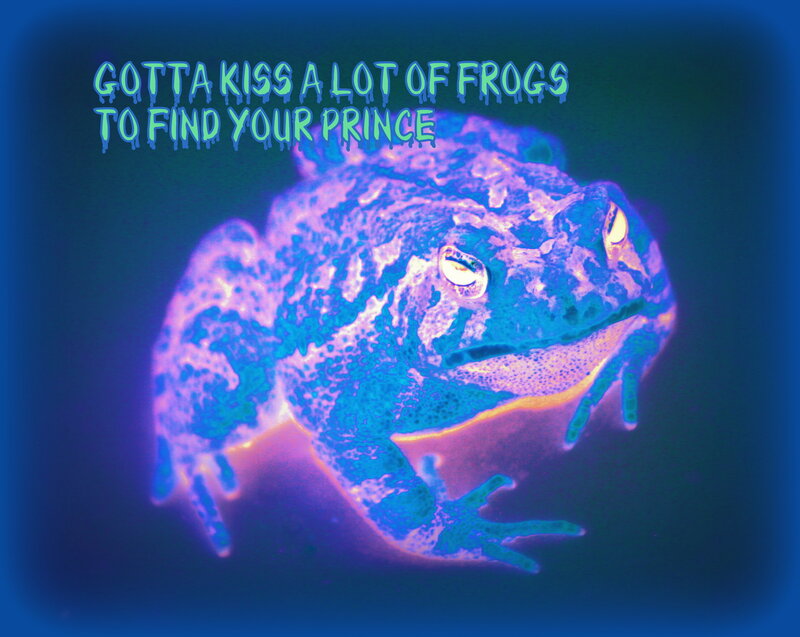 Frog with Glowing Skin
