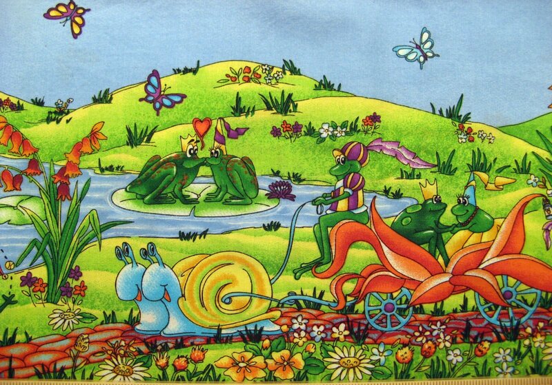 Frogs in a Garden