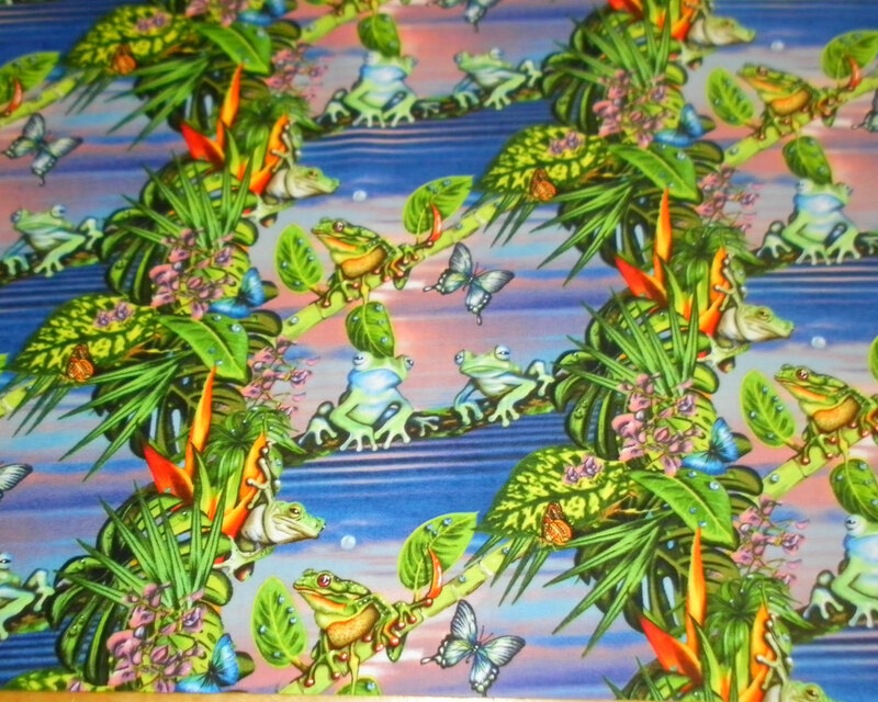 Frogs on Tropical Plants