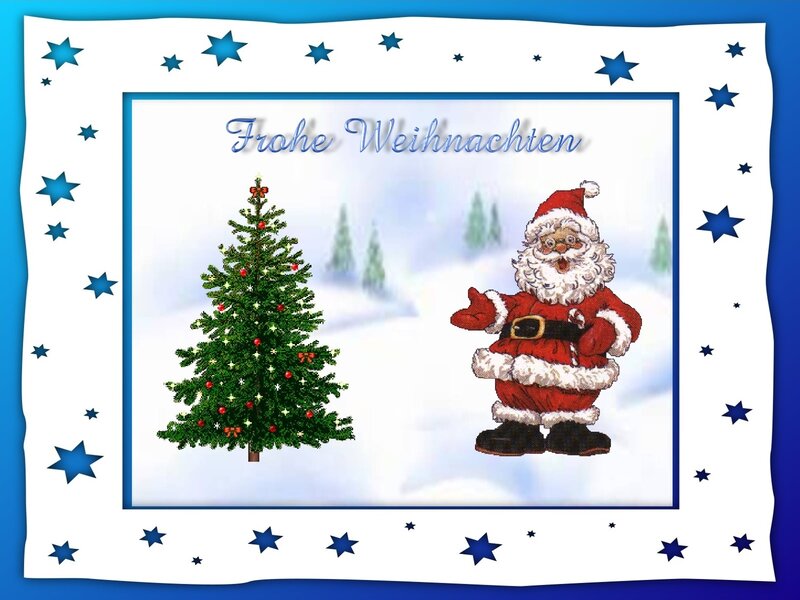 Frohe Weihnachten card